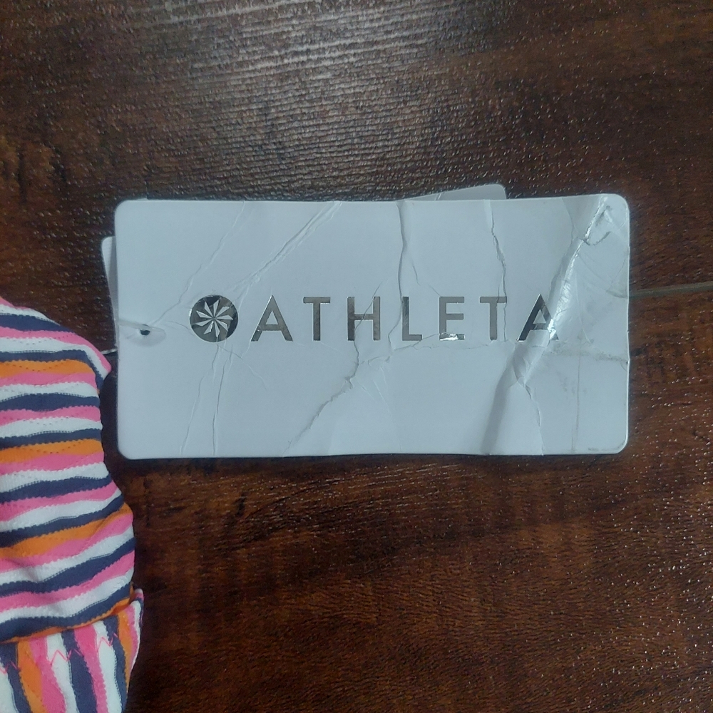 Athleta Marbella Scoop Neck Bikini Top NWT Pink Size XS - Picture 4 of 11